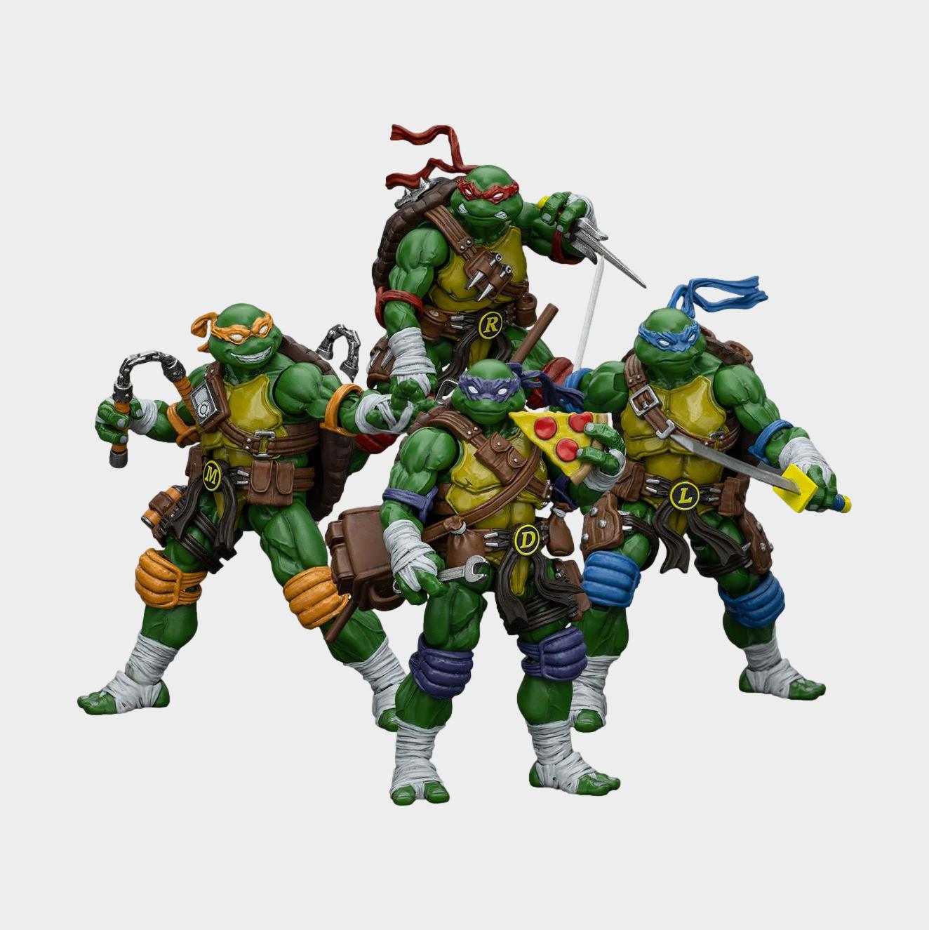 Teenage Mutant Ninja Turtles: Full Set Of 4: 1/18 Scale: Limited Batch: Joy Toy