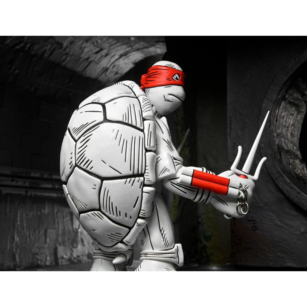 Teenage Mutant Ninja Turtles: (Mirage Comics): First Turtles: (Black & White): Two-Pack: 7" Action Figure Neca