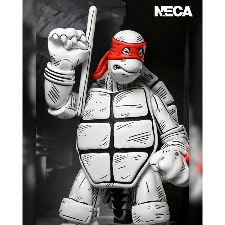 Teenage Mutant Ninja Turtles: (Mirage Comics): First Turtles: (Black & White): Two-Pack: 7" Action Figure Neca