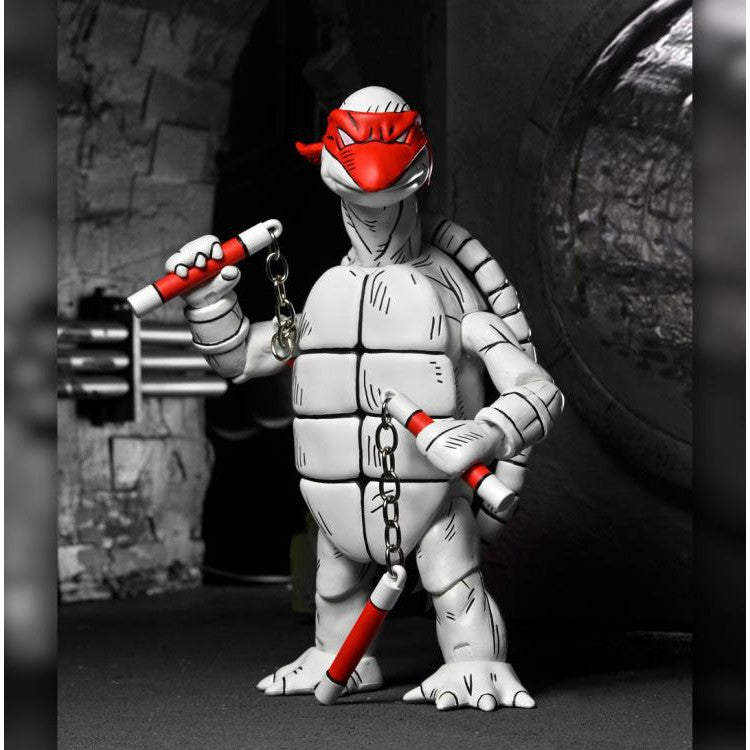 Teenage Mutant Ninja Turtles: (Mirage Comics): First Turtles: (Black & White): Two-Pack: 7" Action Figure Neca