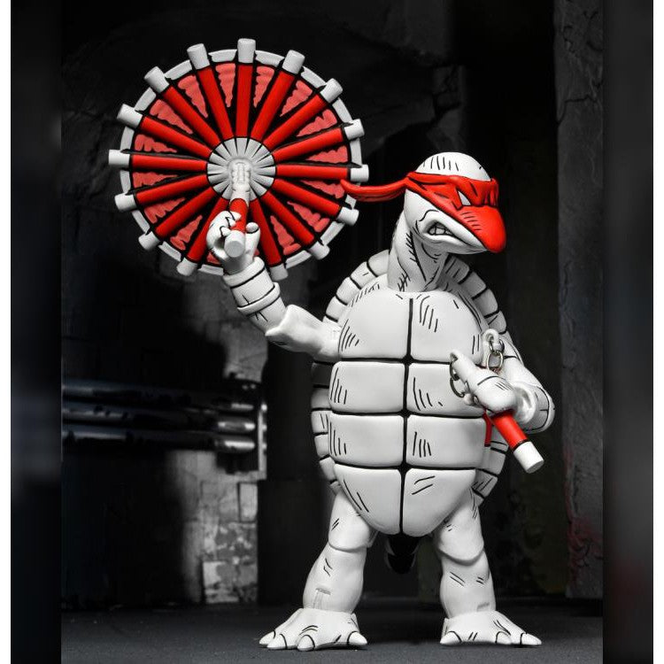 Teenage Mutant Ninja Turtles: (Mirage Comics): First Turtles: (Black & White): Two-Pack: 7" Action Figure Neca