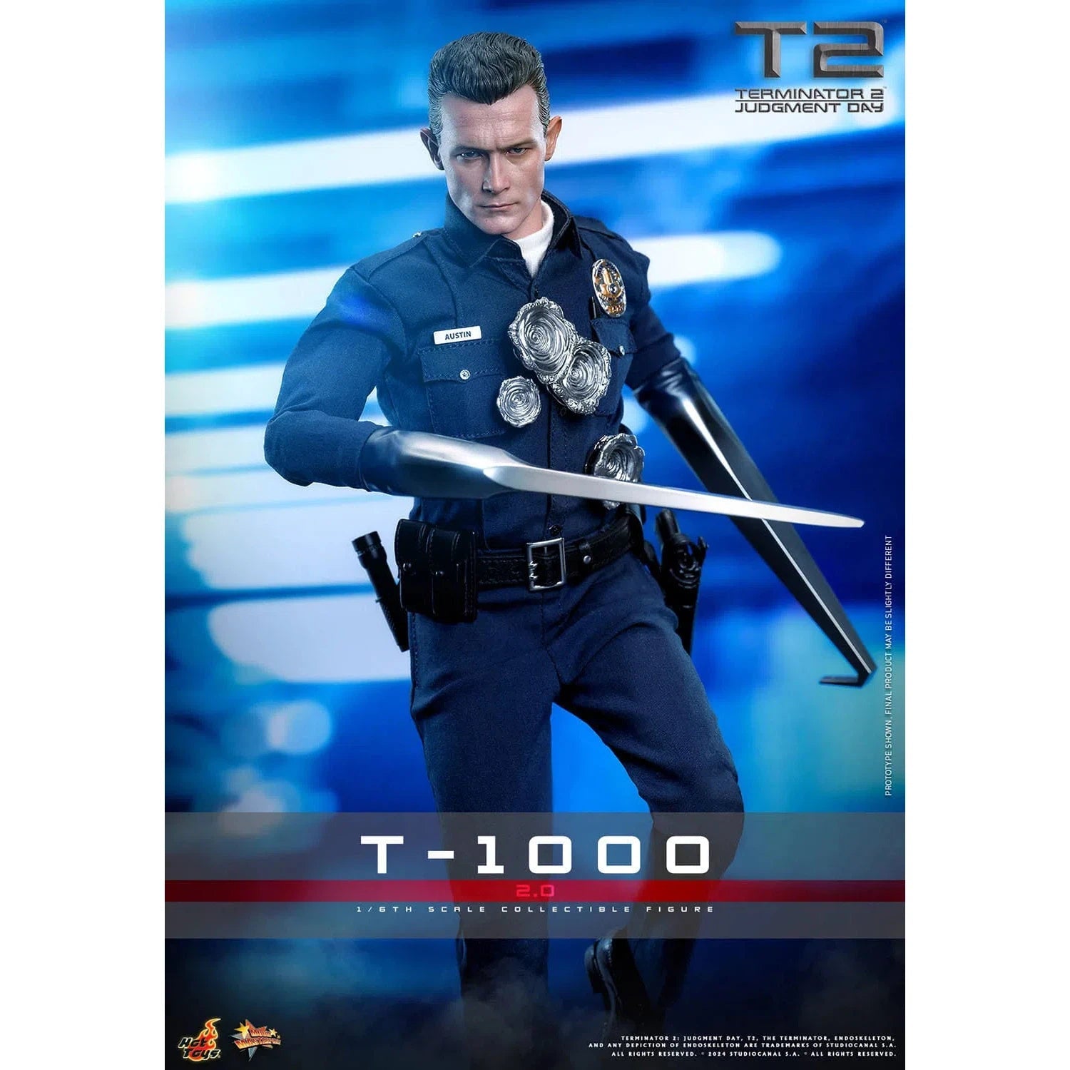 Terminator 2: Judgment Day: T-1000: MMS774: Hot Toys Hot Toys