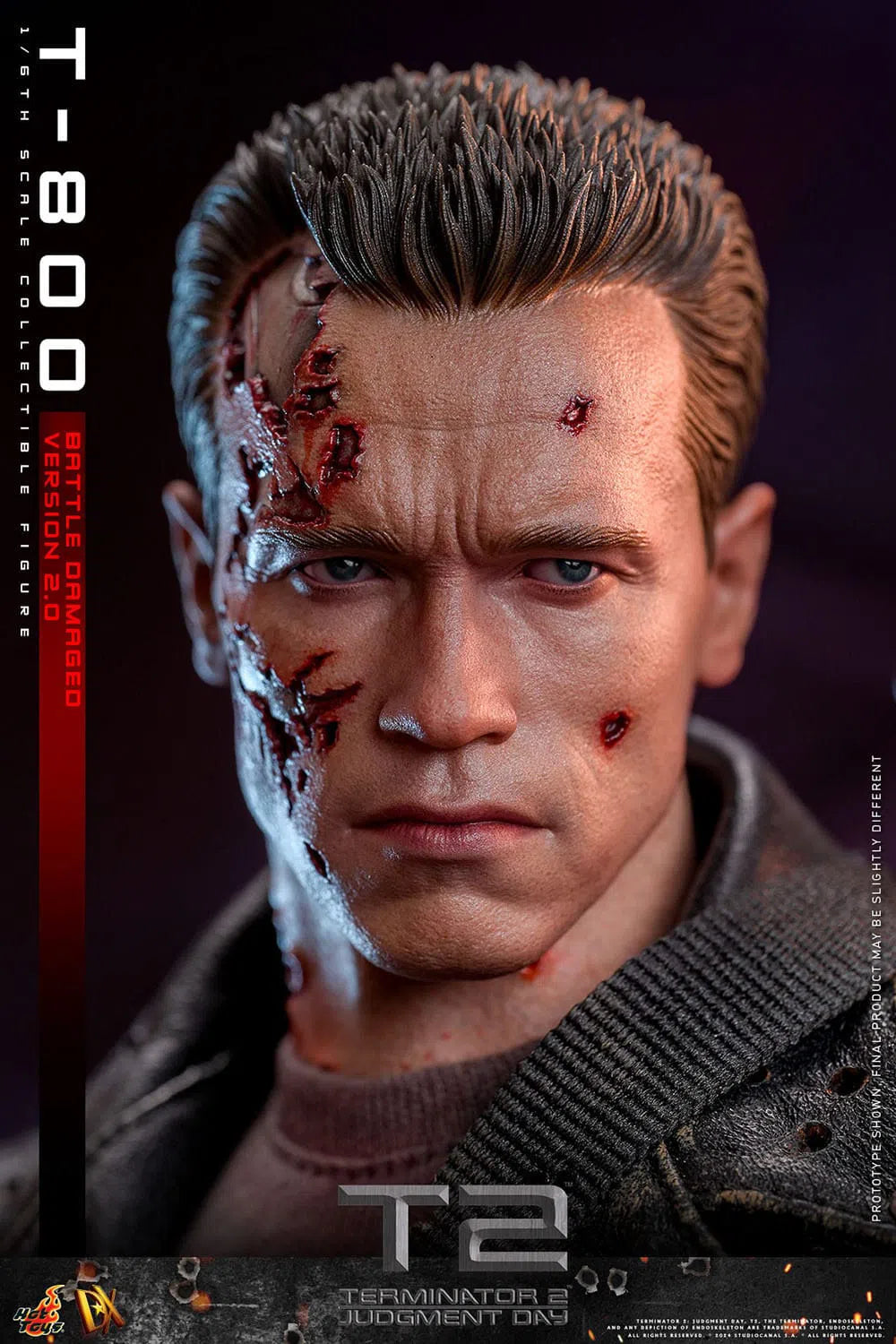 Terminator 2: T-800: Battle Damaged: Version 2.0: DX46: Hot Toys Hot Toys