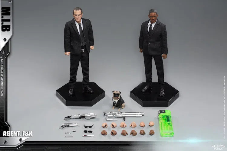 The Black Suit Agents: PCTOYS: PC022C: 1/12 Scale PcToys