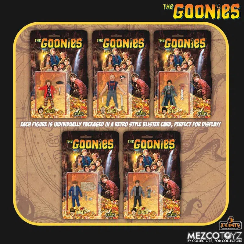 The Goonies Set: 5 Points Line: Set Of 5: Mezco Mezco