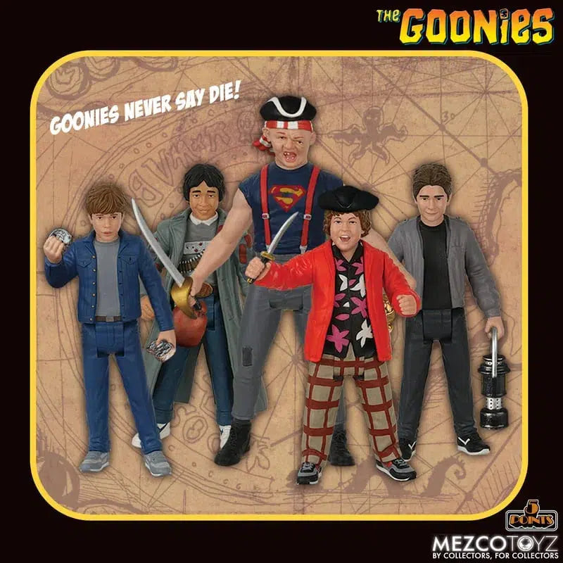 The Goonies Set: 5 Points Line: Set Of 5: Mezco Mezco