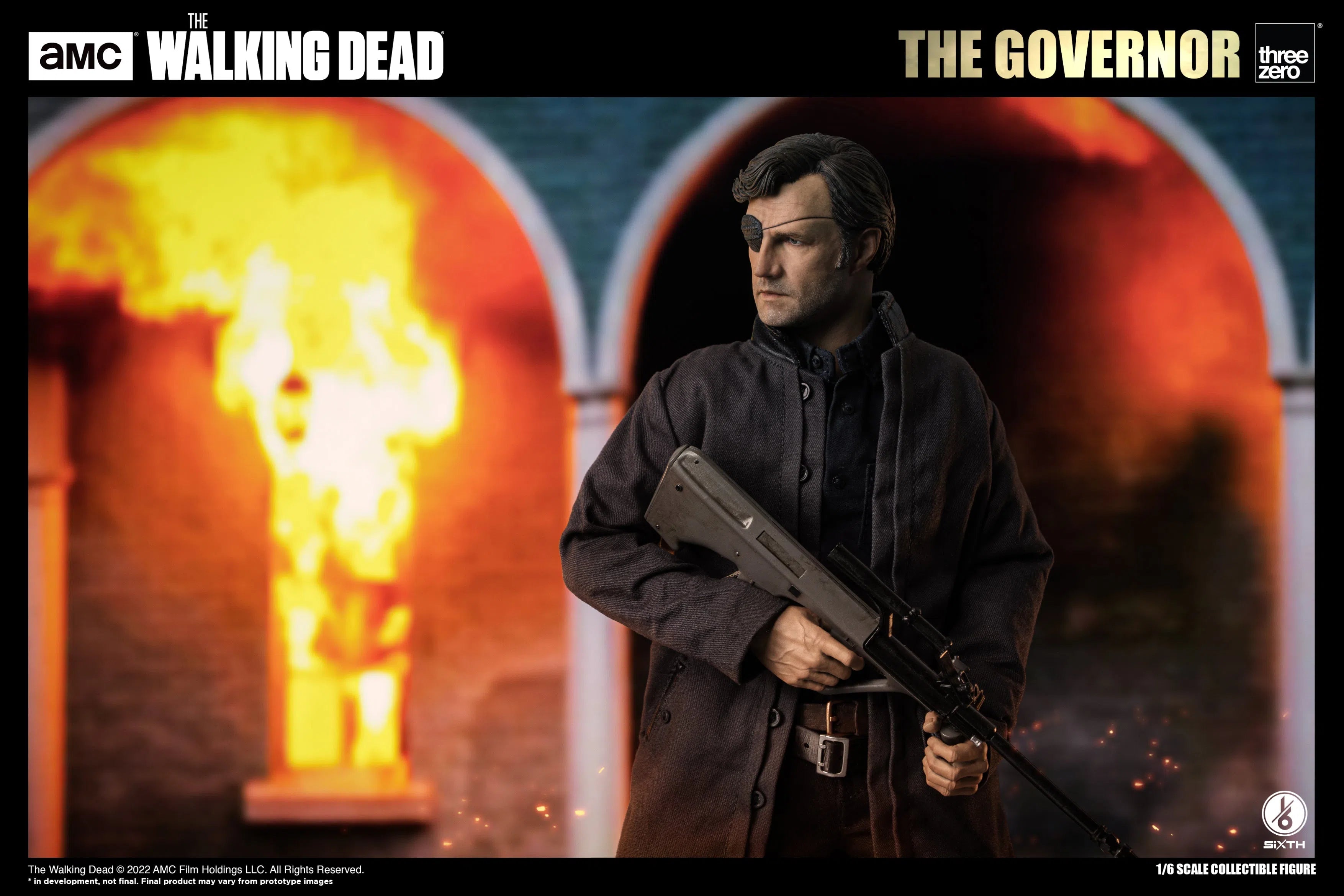 The Governor: The Walking Dead: ThreeZero ThreeZero