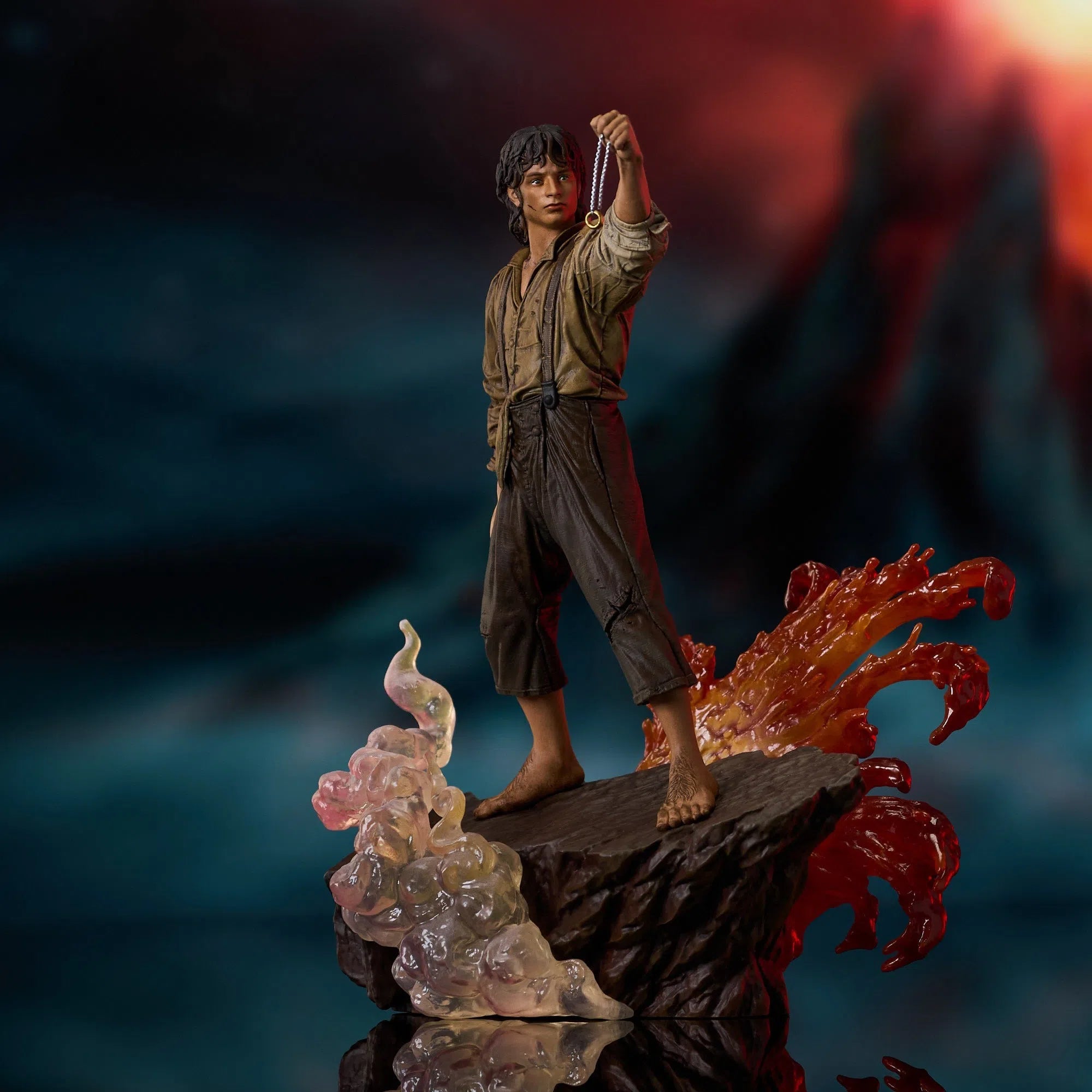 The Lord of the Rings: Gallery: Frodo: Deluxe Figure Diorama: 20cm Diamond Select