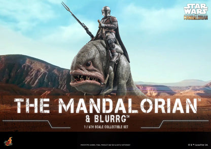 The Mandalorian & Blurrg Set: TMS046: The Mandalorian: Star Wars Hot Toys