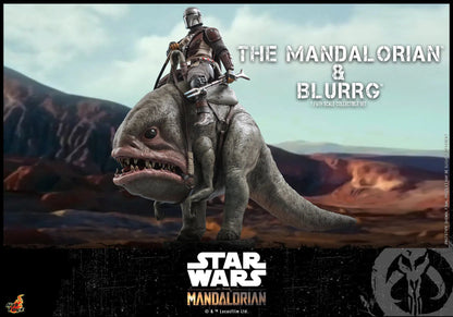 The Mandalorian & Blurrg Set: TMS046: The Mandalorian: Star Wars Hot Toys