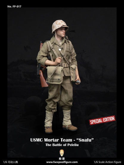 The Pacific War: WWII: Mortar Team Member: "Snafu" Merriell: Special Edition: FP017B Sixth Scale FacePool