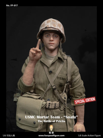 The Pacific War: WWII: Mortar Team Member: "Snafu" Merriell: Special Edition: FP017B Sixth Scale FacePool