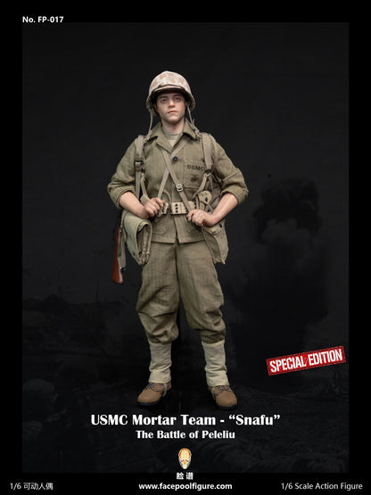 The Pacific War: WWII: Mortar Team Member: "Snafu" Merriell: Special Edition: FP017B Sixth Scale FacePool