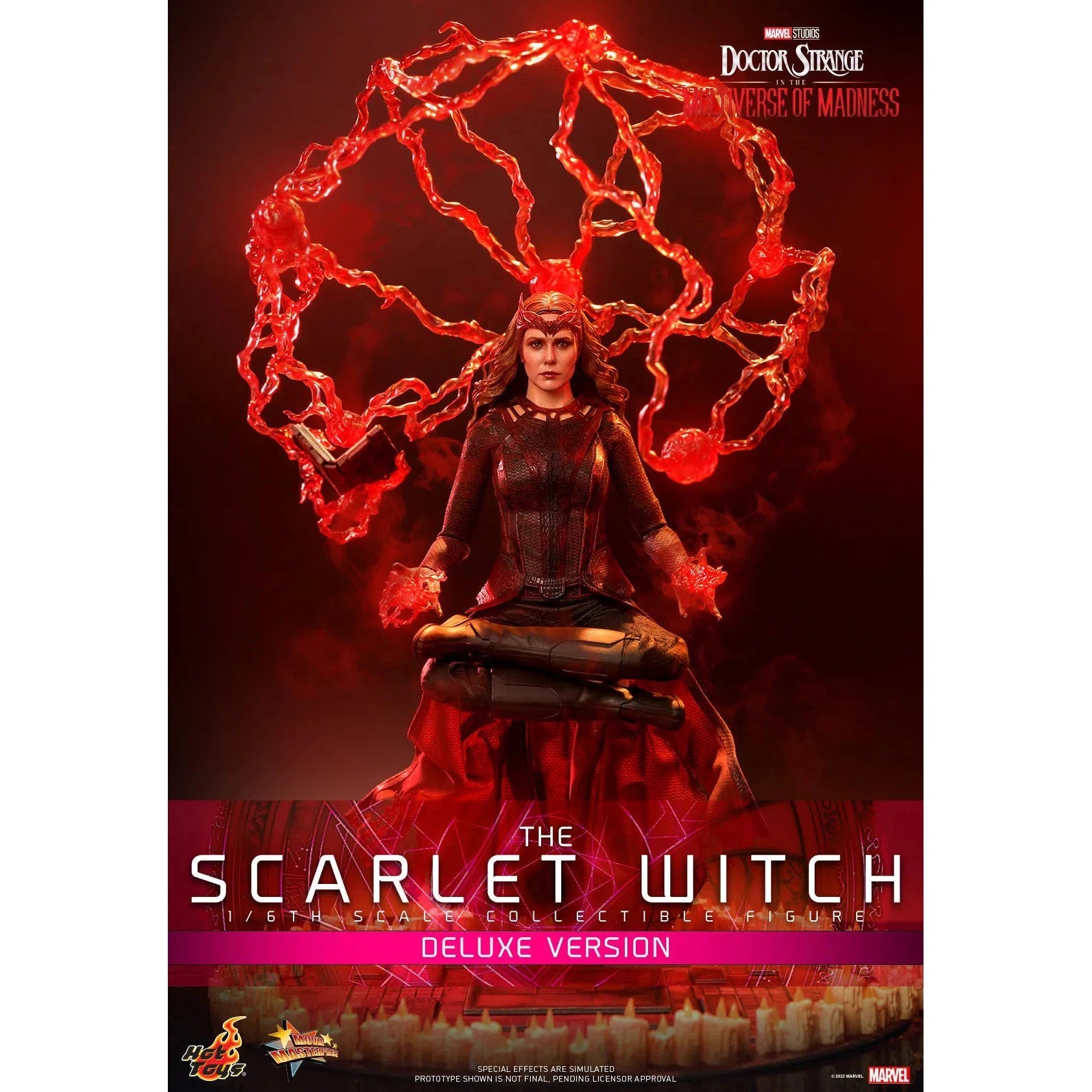 The Scarlet Witch: Deluxe: Multiverse Of Madness: Marvel: MMS653: Hot Toys Hot Toys