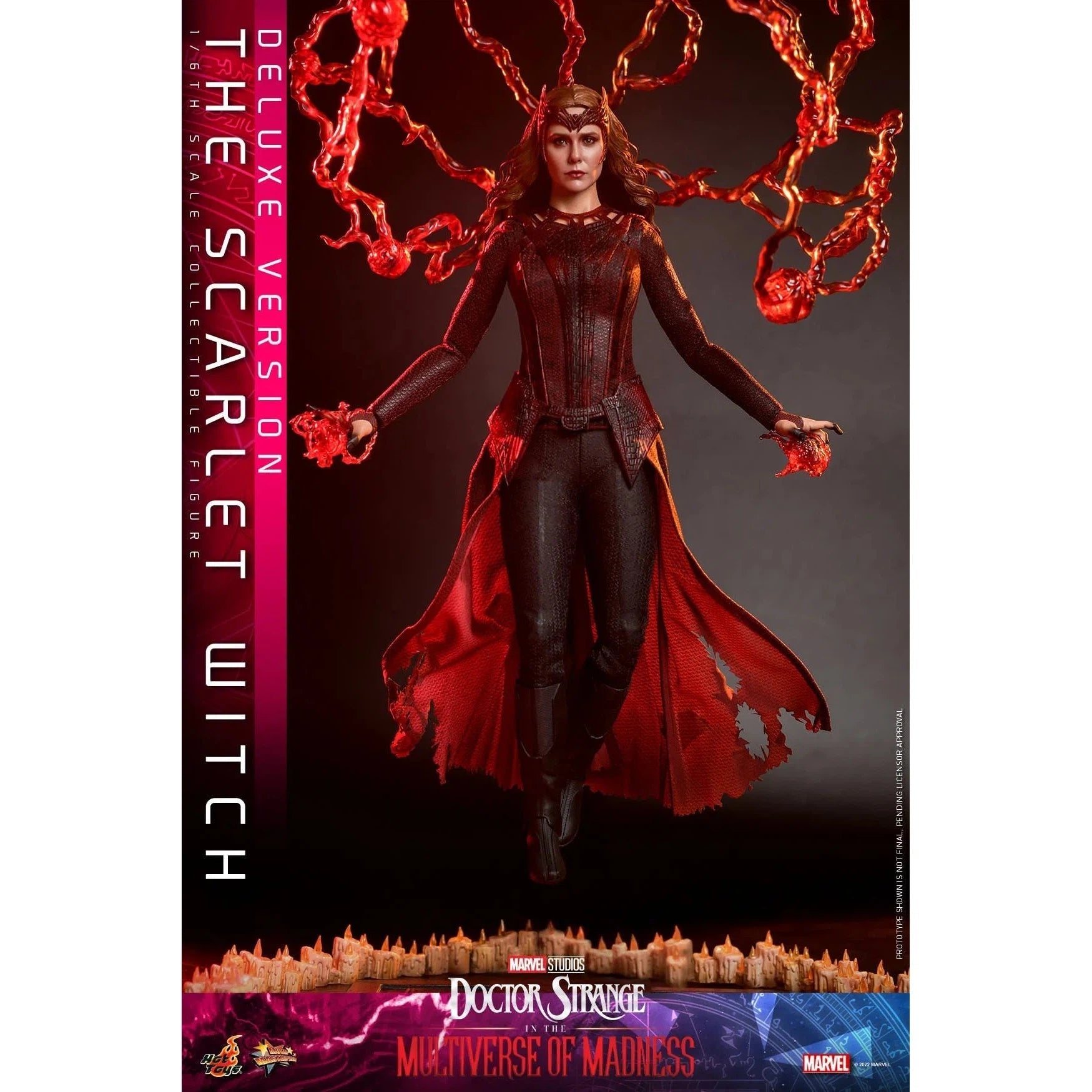 The Scarlet Witch: Deluxe: Multiverse Of Madness: Marvel: MMS653: Hot Toys Hot Toys