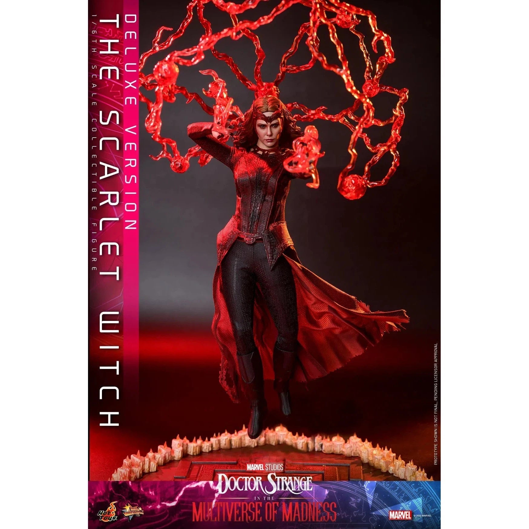 The Scarlet Witch: Deluxe: Multiverse Of Madness: Marvel: MMS653: Hot Toys Hot Toys