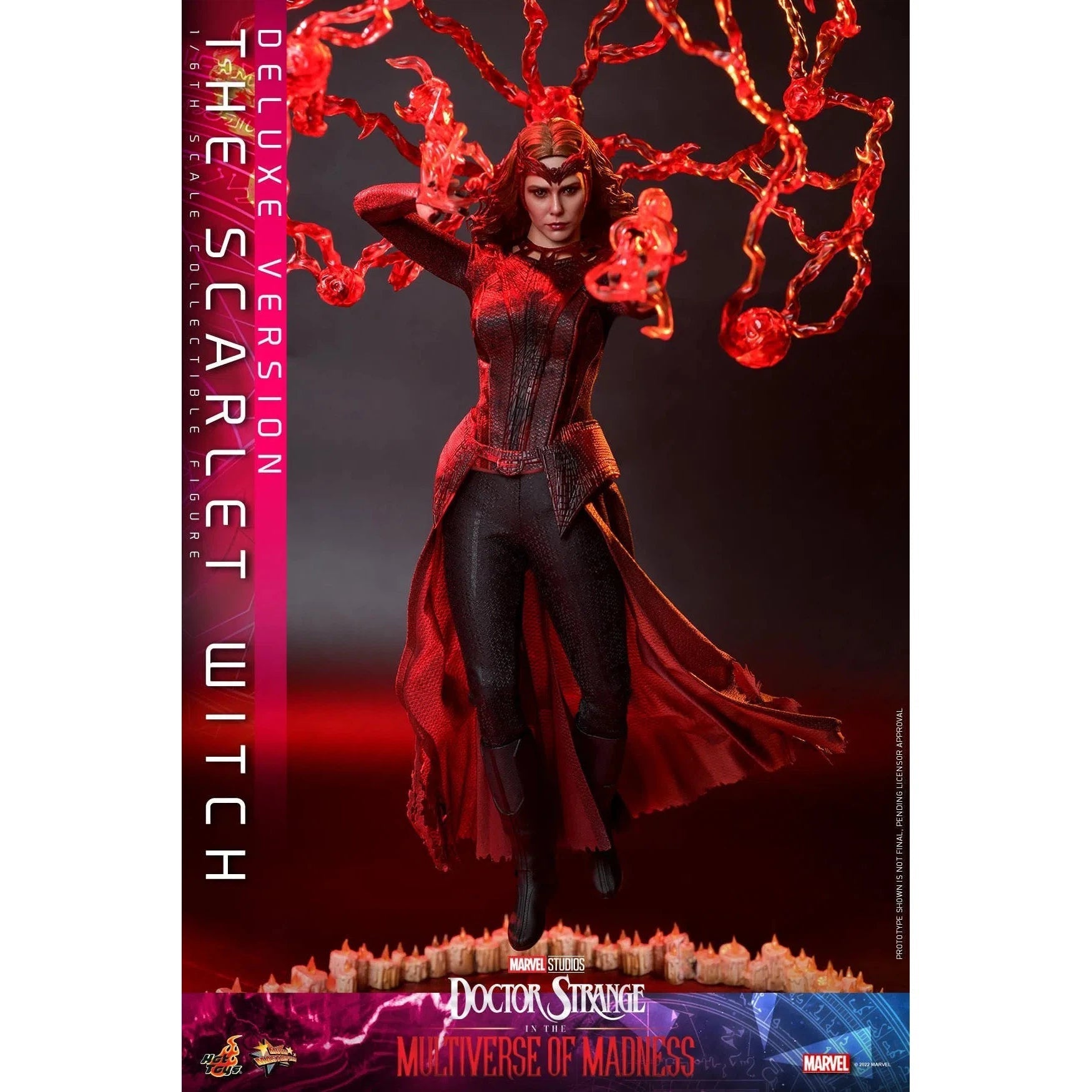 The Scarlet Witch: Deluxe: Multiverse Of Madness: Marvel: MMS653: Hot Toys Hot Toys