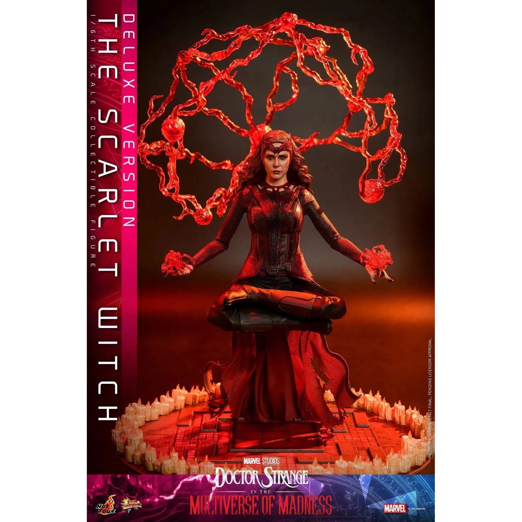 The Scarlet Witch: Deluxe: Multiverse Of Madness: Marvel: MMS653: Hot Toys Hot Toys