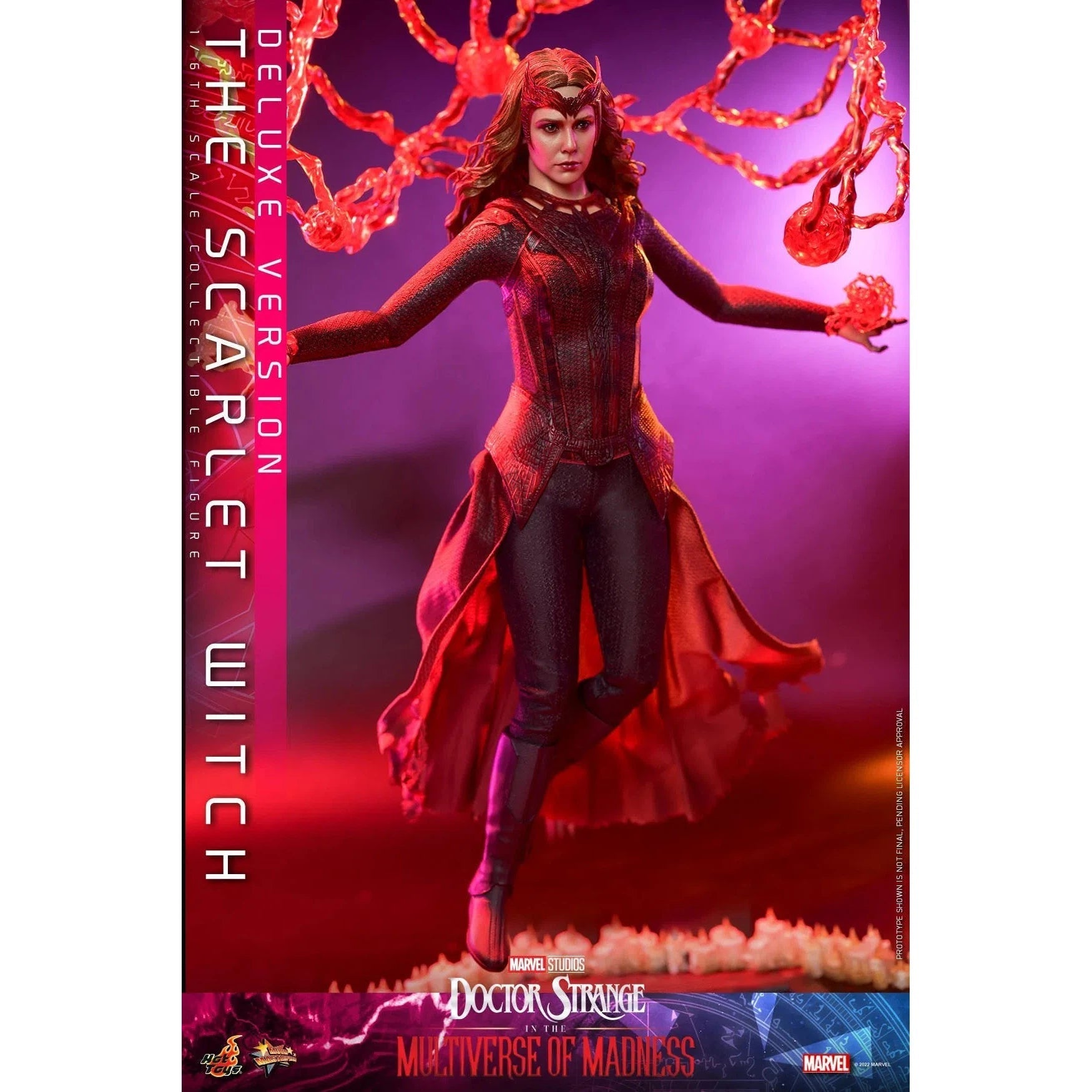 The Scarlet Witch: Deluxe: Multiverse Of Madness: Marvel: MMS653: Hot Toys Hot Toys