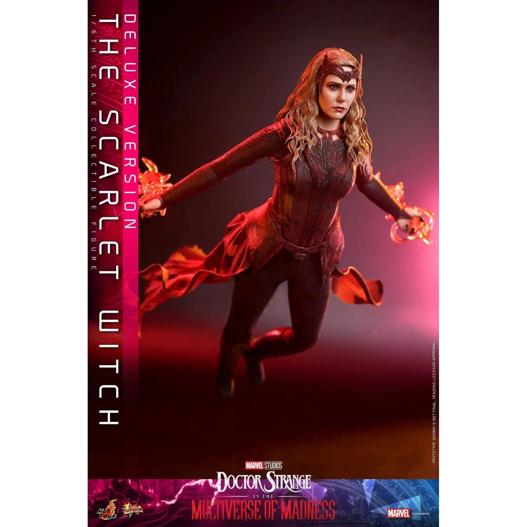 The Scarlet Witch: Deluxe: Multiverse Of Madness: Marvel: MMS653: Hot Toys Hot Toys