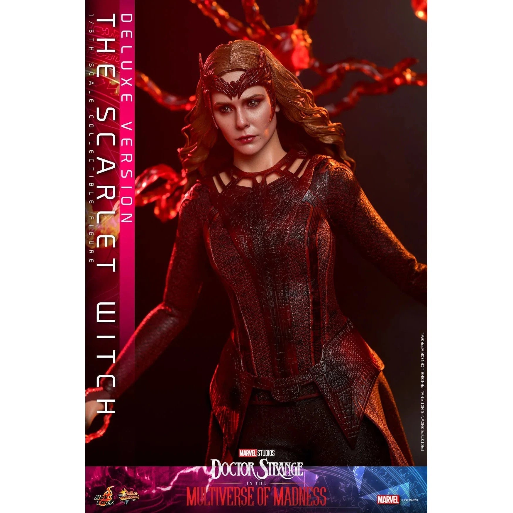 The Scarlet Witch: Deluxe: Multiverse Of Madness: Marvel: MMS653: Hot Toys Hot Toys