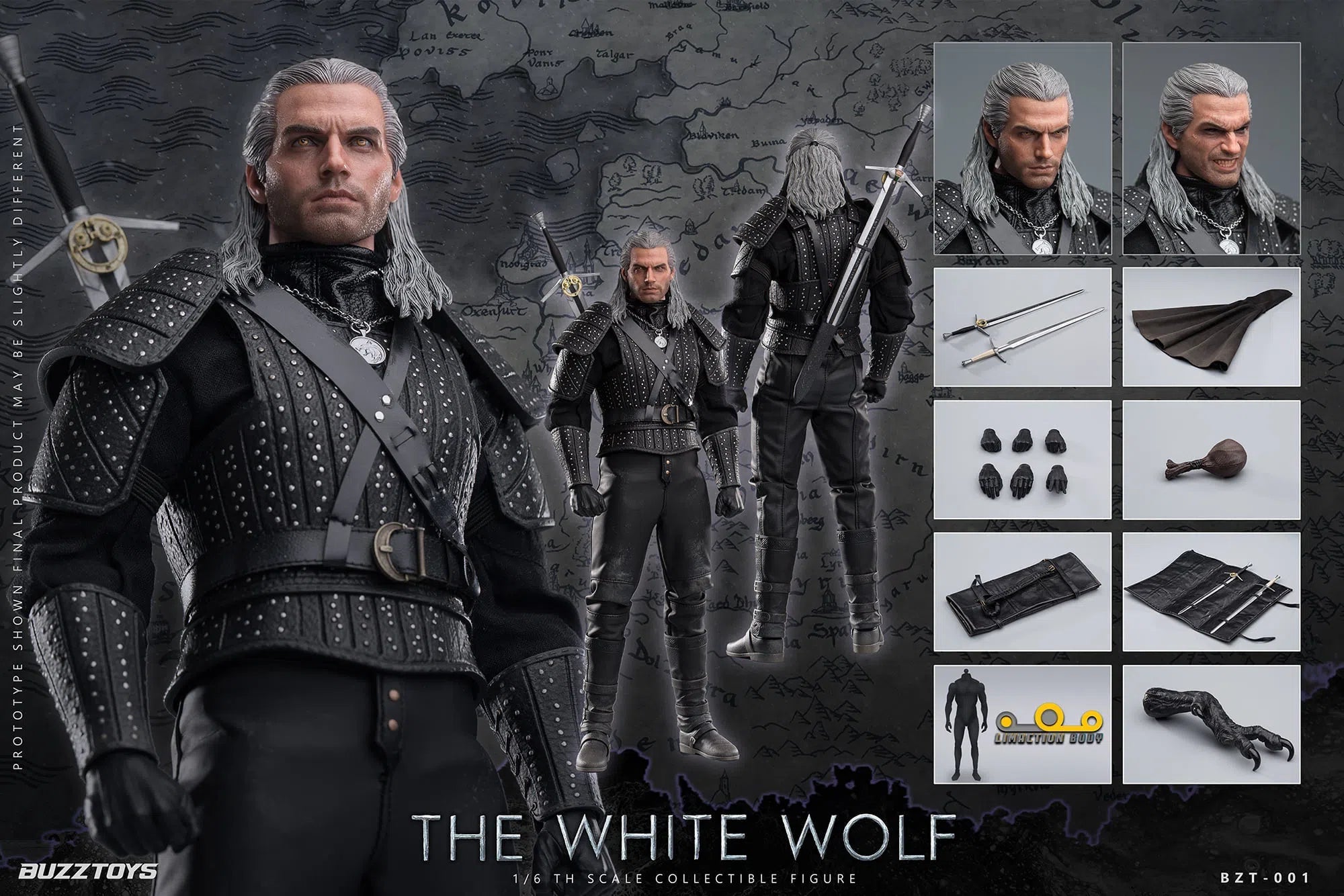 The White Wolf: BuzzToys: BZT001 Figure BuzzToys