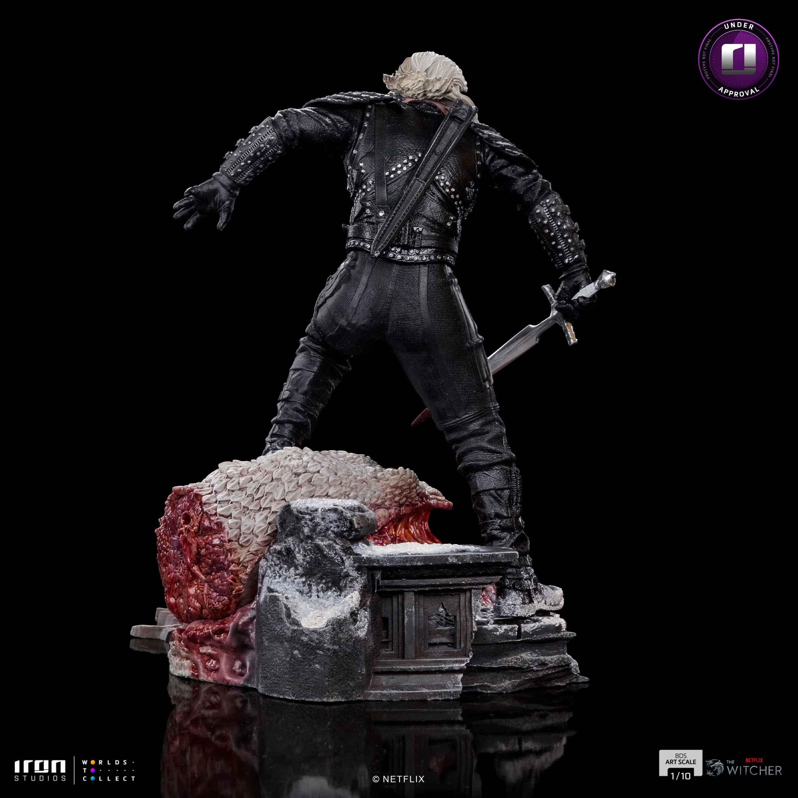 The Witcher 3: Geralt Of Rivia: 1/10 Scale Statue Iron Studios