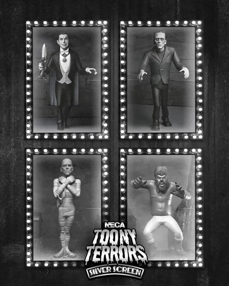 Universal Monsters: Toony Terrors: Silver Screen Edition: Series 10: Set Of 4: Neca