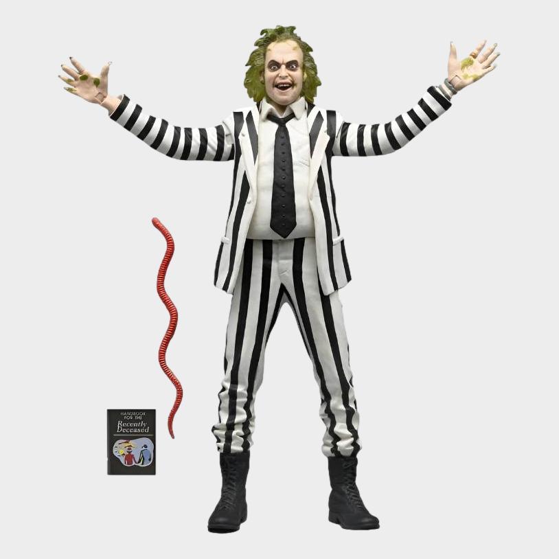 Beetlejuice (1988): Beetlejuice: Black & White Suit: 7 Inch: Action Figure