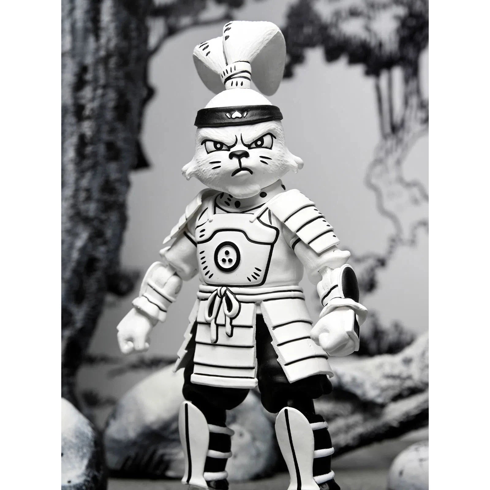 Usagi Yojimbo: Samurai Usagi Yojimbo: (Black & White Ver.): 7 Inch Action Figure Neca