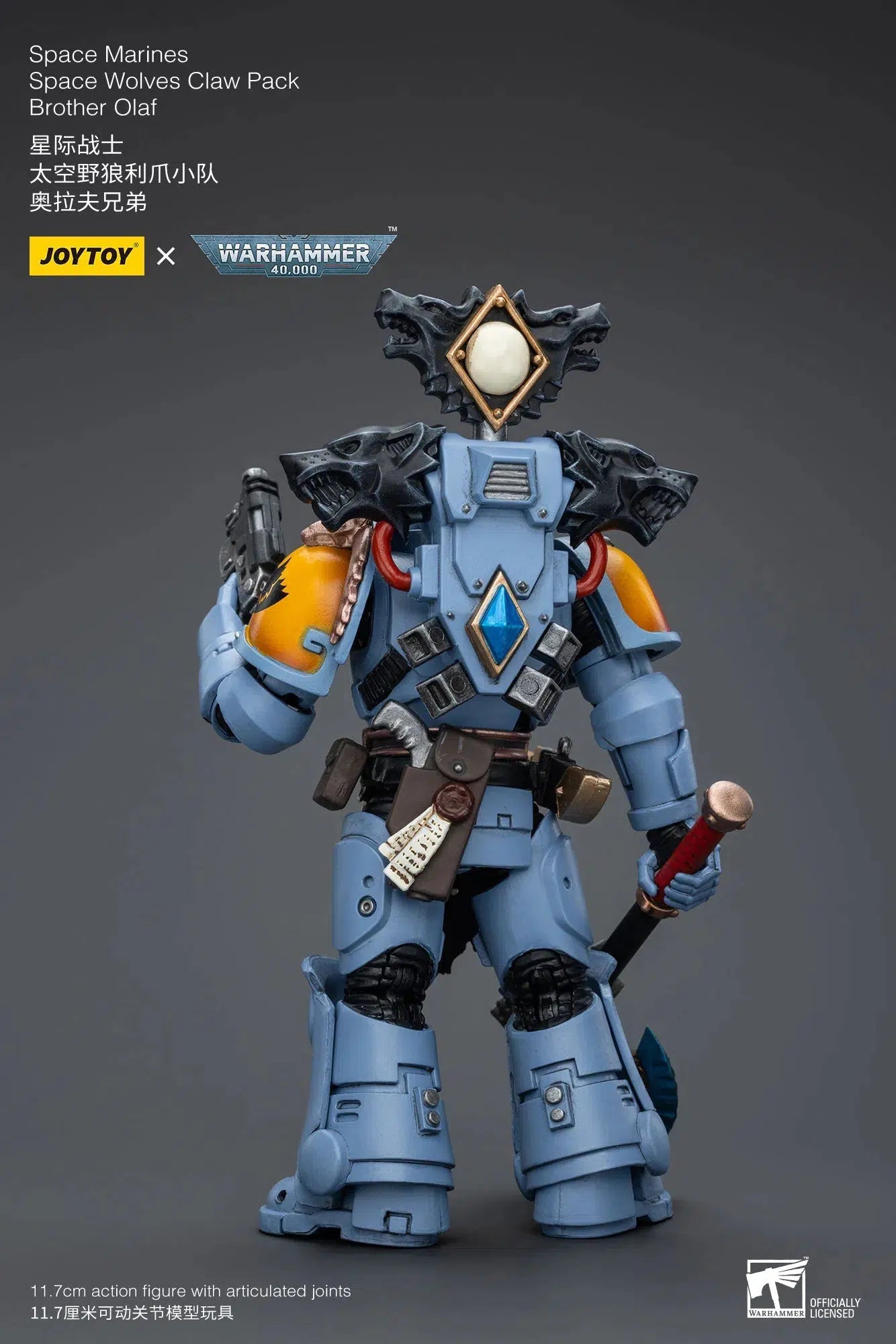 Warhammer 40K: Space Wolves: Claw Pack: Brother Olaf : Joy Toy Joy Toy