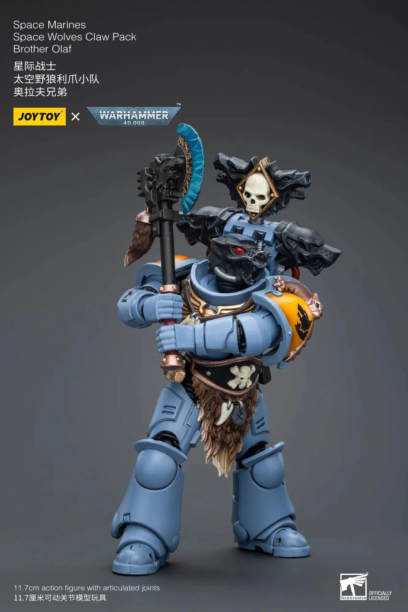 Warhammer 40K: Space Wolves: Claw Pack: Brother Olaf : Joy Toy Joy Toy