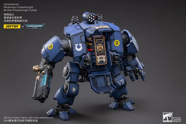 Warhammer 40K: UItramarines: Redemptor Dreadnought: Brother Dreadnought Tyleas: Reissue : Joy Toy Joy Toy