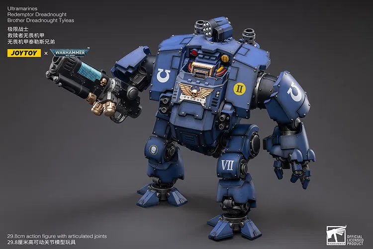 Warhammer 40K: UItramarines: Redemptor Dreadnought: Brother Dreadnought Tyleas: Reissue : Joy Toy Joy Toy