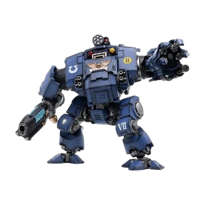 Warhammer 40K: UItramarines: Redemptor Dreadnought: Brother Dreadnought Tyleas: Reissue : Joy Toy