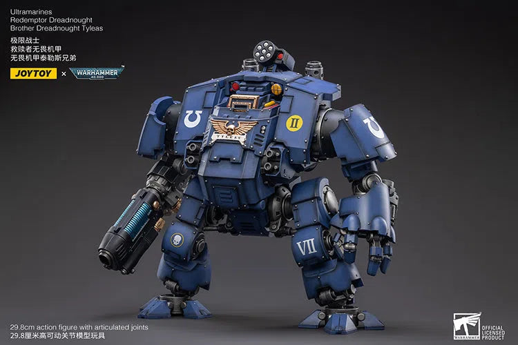 Warhammer 40K: UItramarines: Redemptor Dreadnought: Brother Dreadnought Tyleas: Reissue : Joy Toy Joy Toy