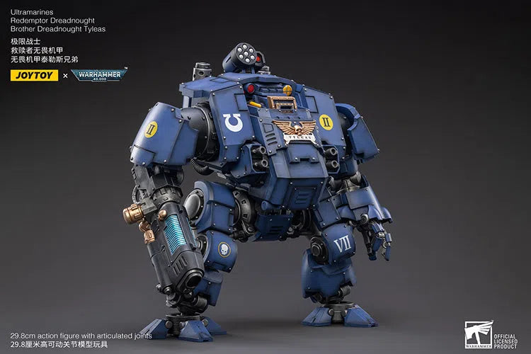 Warhammer 40K: UItramarines: Redemptor Dreadnought: Brother Dreadnought Tyleas: Reissue : Joy Toy Joy Toy