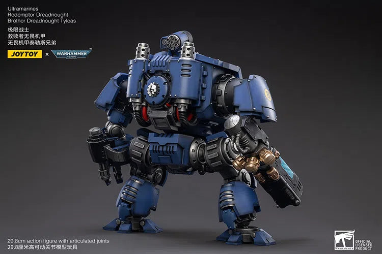 Warhammer 40K: UItramarines: Redemptor Dreadnought: Brother Dreadnought Tyleas: Reissue : Joy Toy Joy Toy