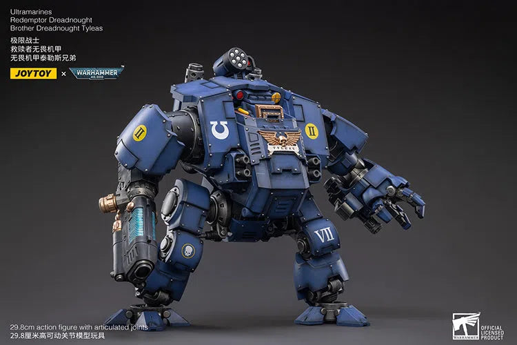 Warhammer 40K: UItramarines: Redemptor Dreadnought: Brother Dreadnought Tyleas: Reissue : Joy Toy Joy Toy