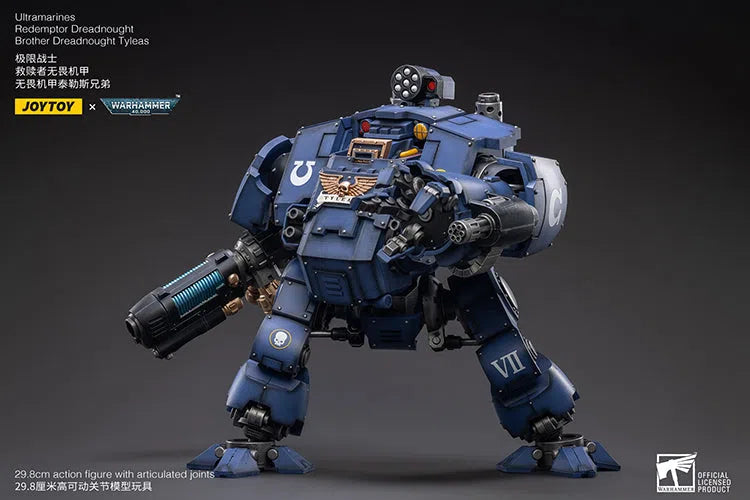 Warhammer 40K: UItramarines: Redemptor Dreadnought: Brother Dreadnought Tyleas: Reissue : Joy Toy Joy Toy