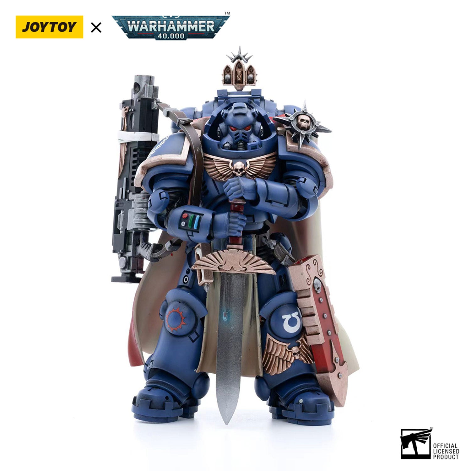 Warhammer 40K: Ultramarines Captain with Master-Crafted Heavy Bolt Rifle: Action Figure: Joy Toy Joy Toy