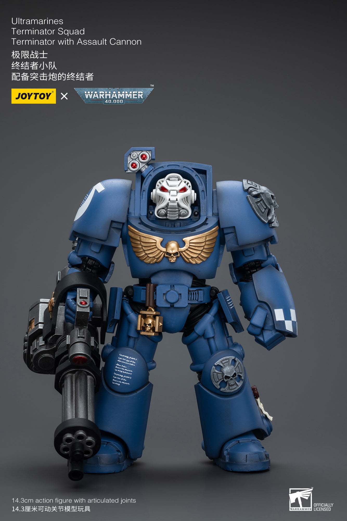 Warhammer 40K: Ultramarines Terminator Squad: Terminator with Assault Cannon Joy Toy