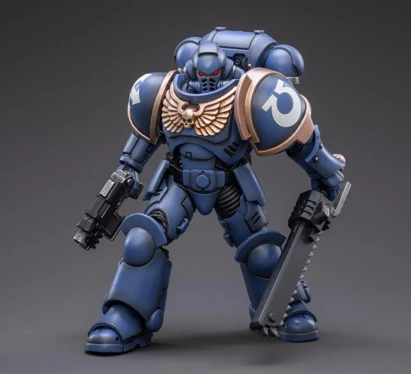 Warhammer 40k: Space Marines: Ultramarines: Assault Intercessor: Brother Catonus: Action Figure: Joy Toy Joy Toy