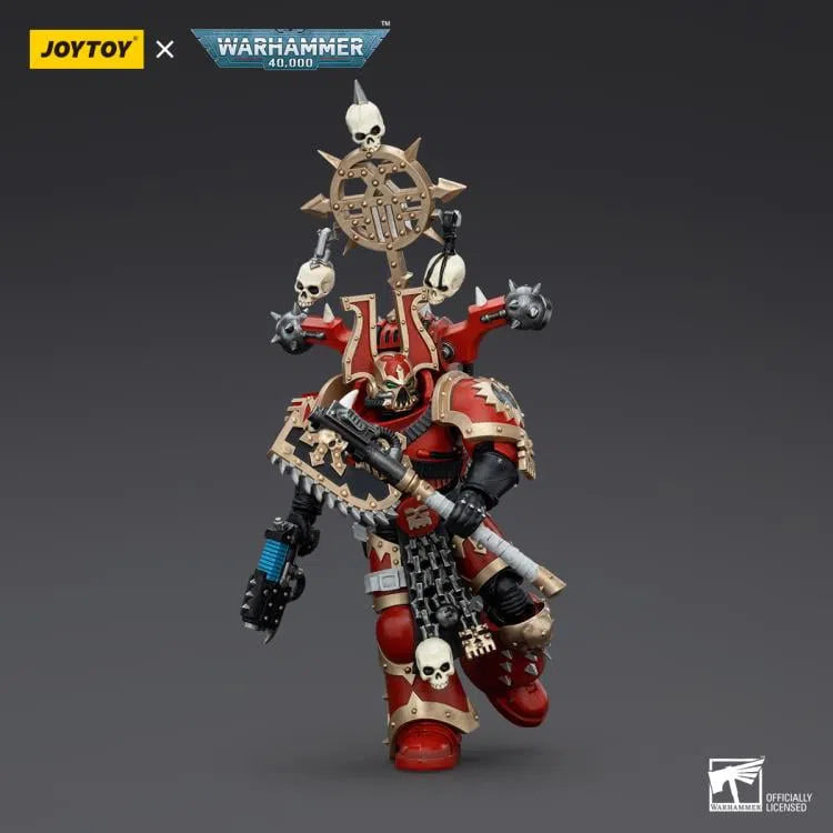 Warhammer 40k: World Eaters: Khorne Berzerker With Berzerker Icon: Action Figure: Joy Toy Joy Toy