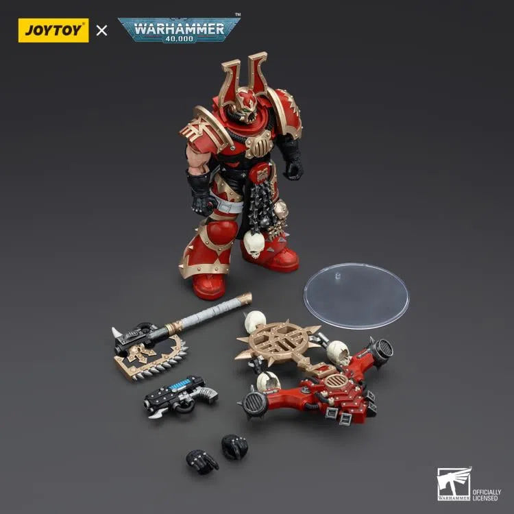 Warhammer 40k: World Eaters: Khorne Berzerker With Berzerker Icon: Action Figure: Joy Toy Joy Toy