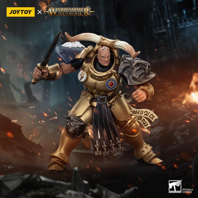 Warhammer: Age Of Sigmar: Stormcast Eternals: The Blacktalons: Rostus Oxen hammer: Action Figure: Joy Toy Joy Toy