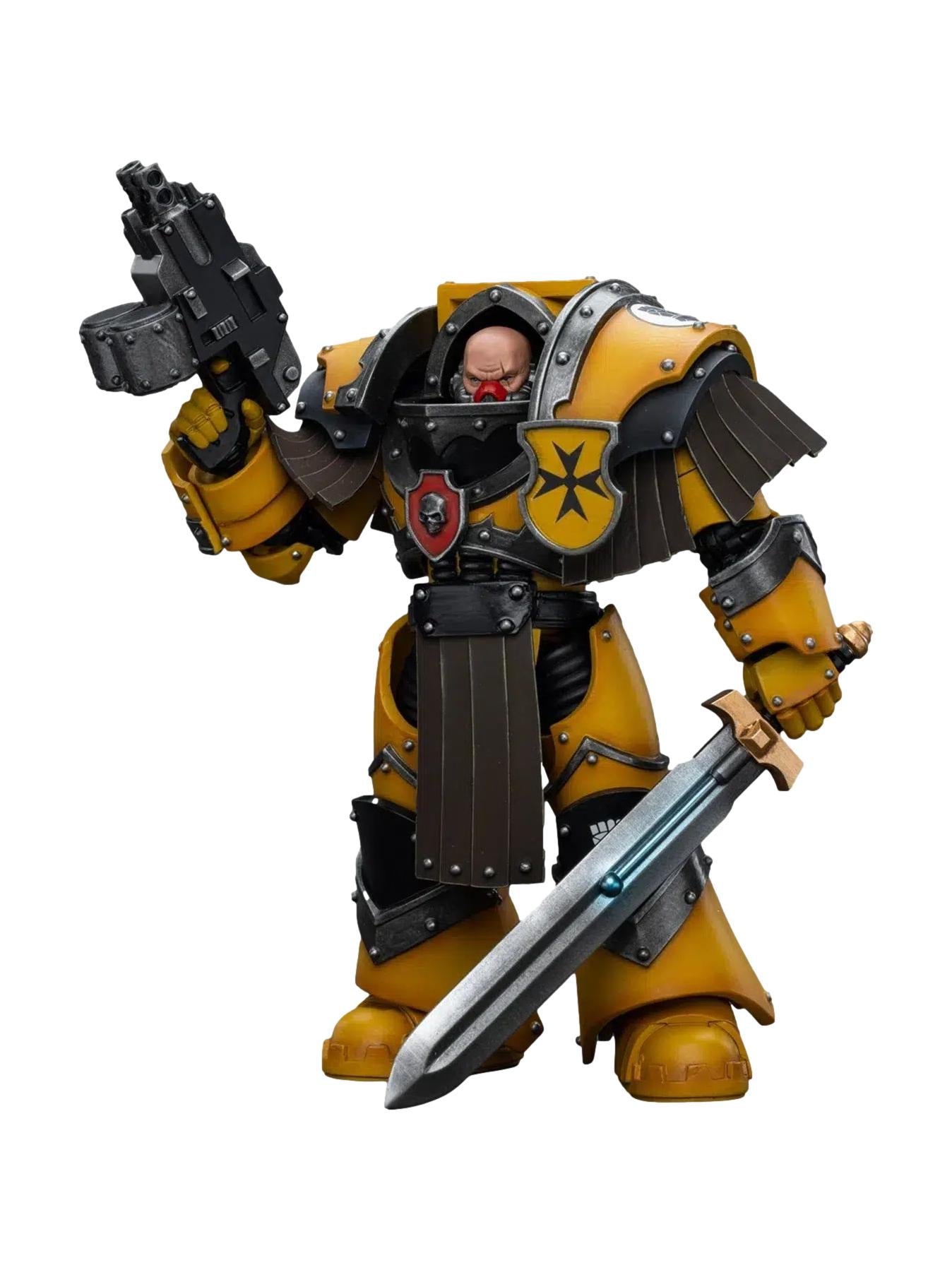Warhammer: Horus Heresy: Imperial Fists: Legion Cataphractii Terminator Squad: Legion Cataphractii Sergeant with Power Sword Joy Toy