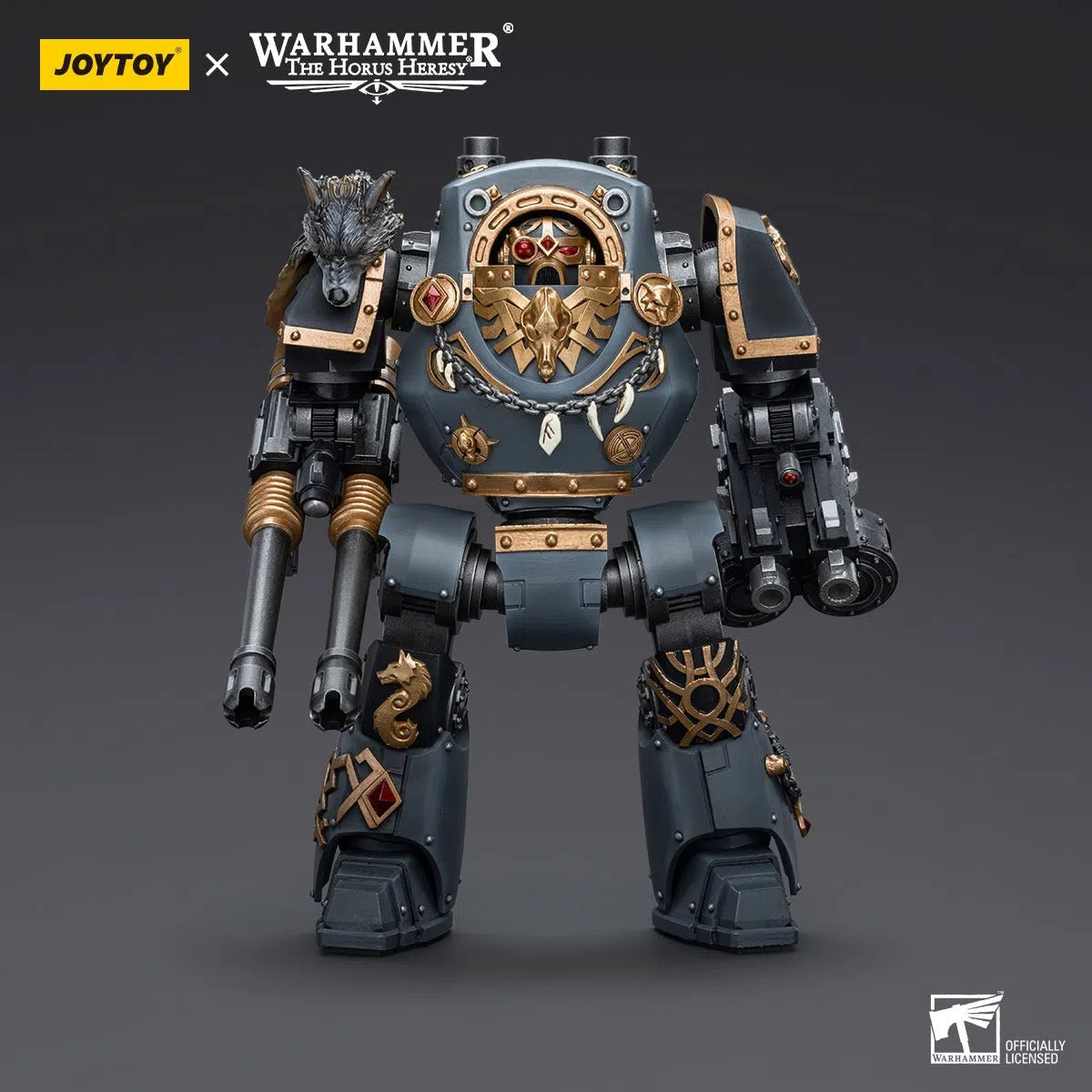 Warhammer: Horus Heresy: Space Wolves: Contemptor Dreadnought with Gravis Bolt Cannon : Joy Toy Joy Toy