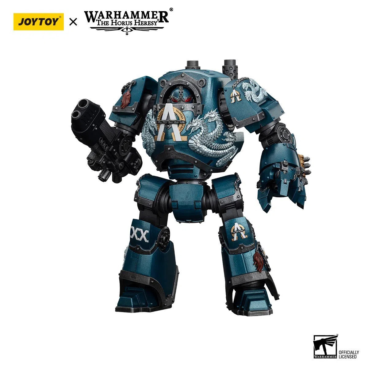 Warhammer: The Horus Heresy: Alpha Legion: Contemptor Dreadnought with Gravis Plasma Cannon: Action Figure: Joy Toy