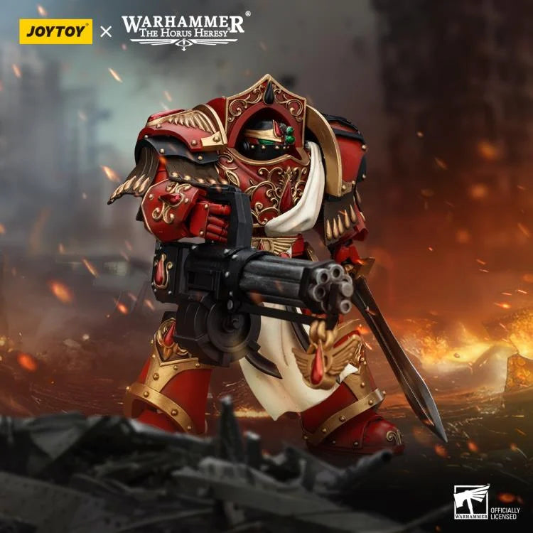 Warhammer The Horus Heresy: Blood Angels: Crimson Paladins Squad: Crimson Paladin With Iliastus Assault Cannon: Action Figure: Joy Toy Joy Toy